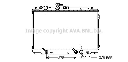 AVA QUALITY COOLING Radiaator,mootorijahutus MZ2049